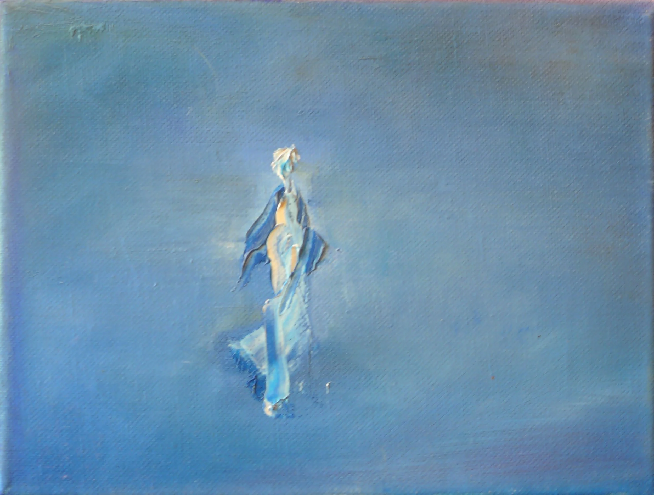 La femme du bleu