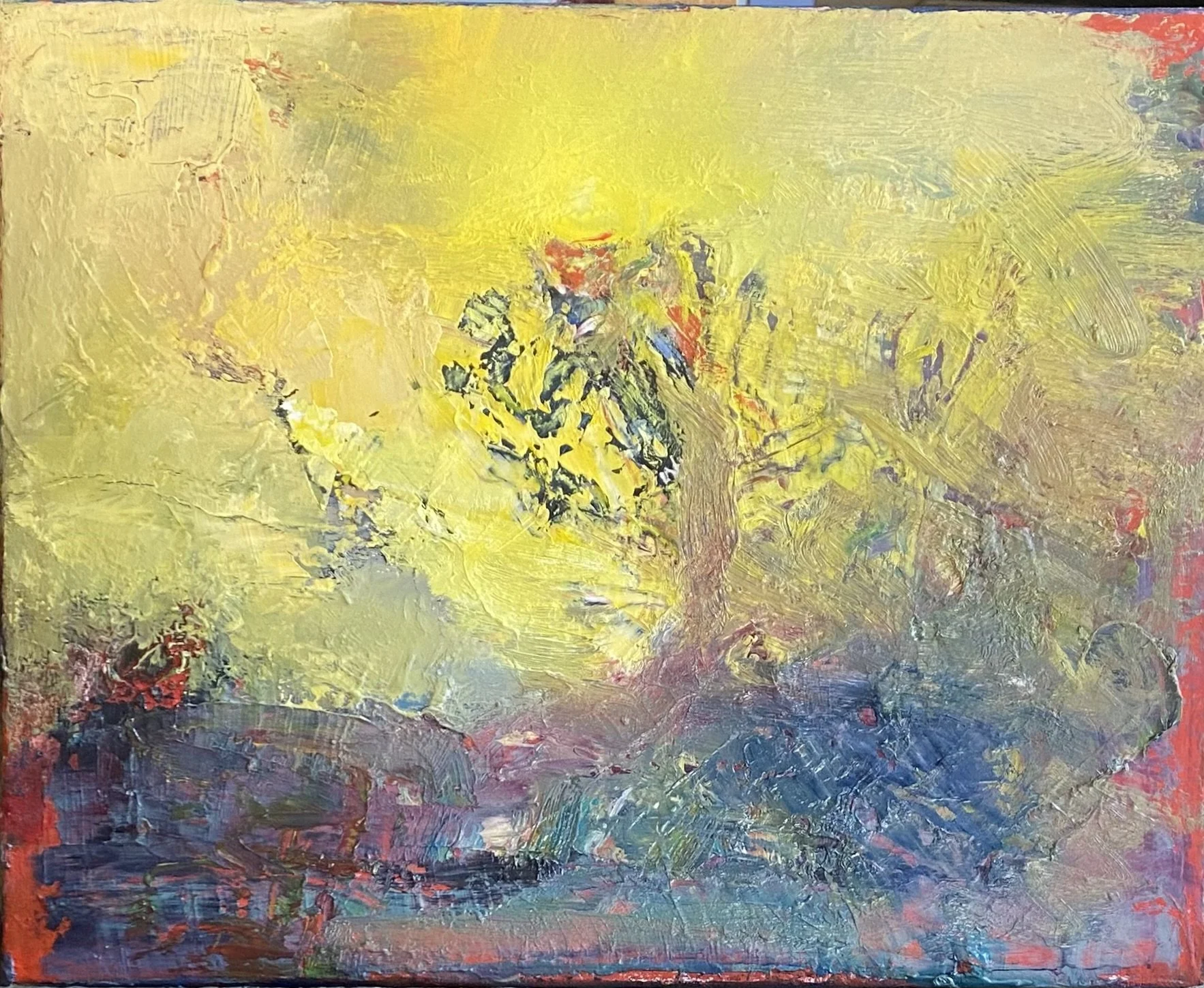 Arbre à huit branches, huile sur toile, 2025, 20x30cm.jpg