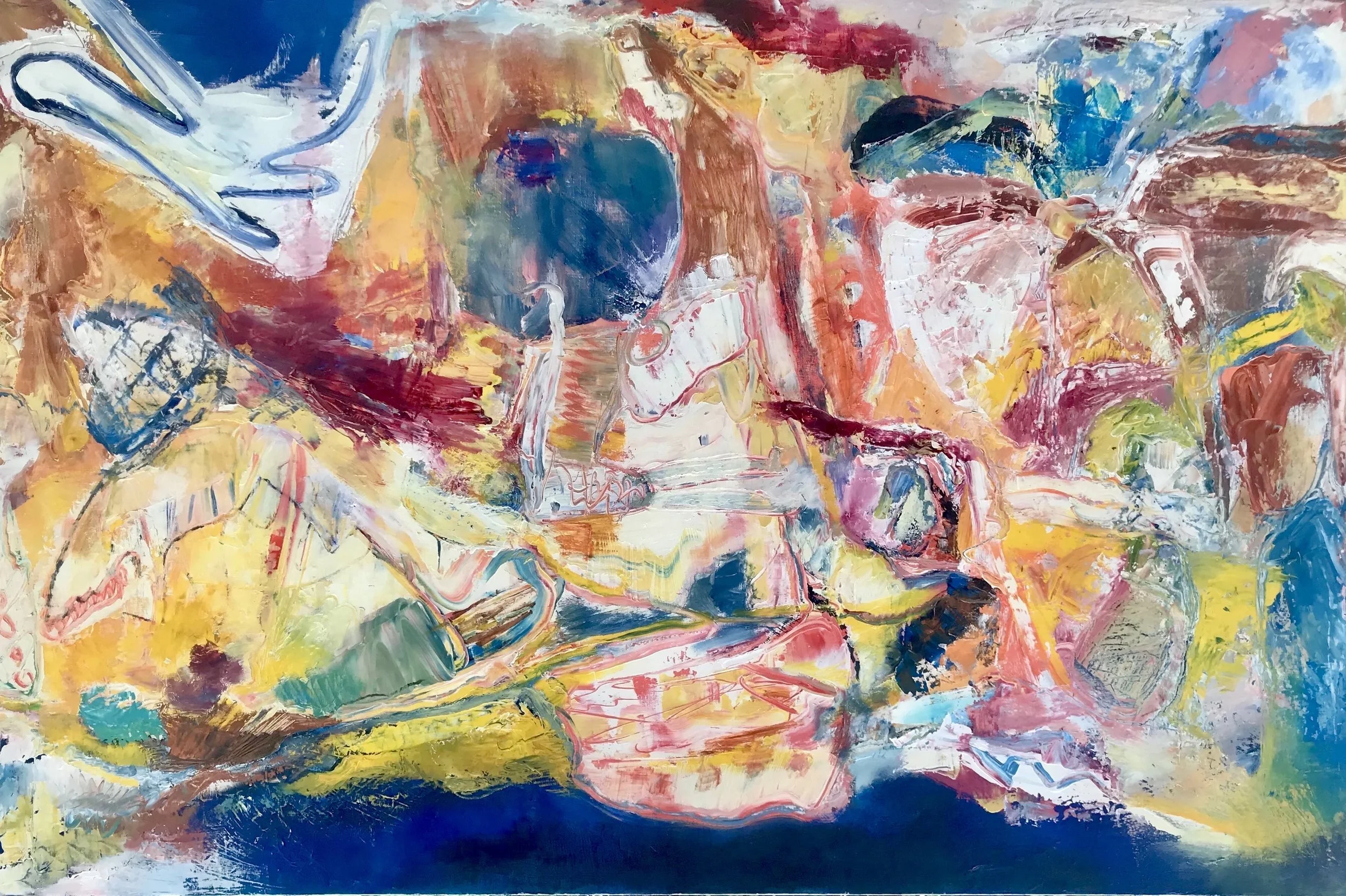  Huile sur toile, 100×150cm  2023 