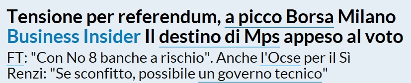La Repubblica on line del 28 novembre 2016