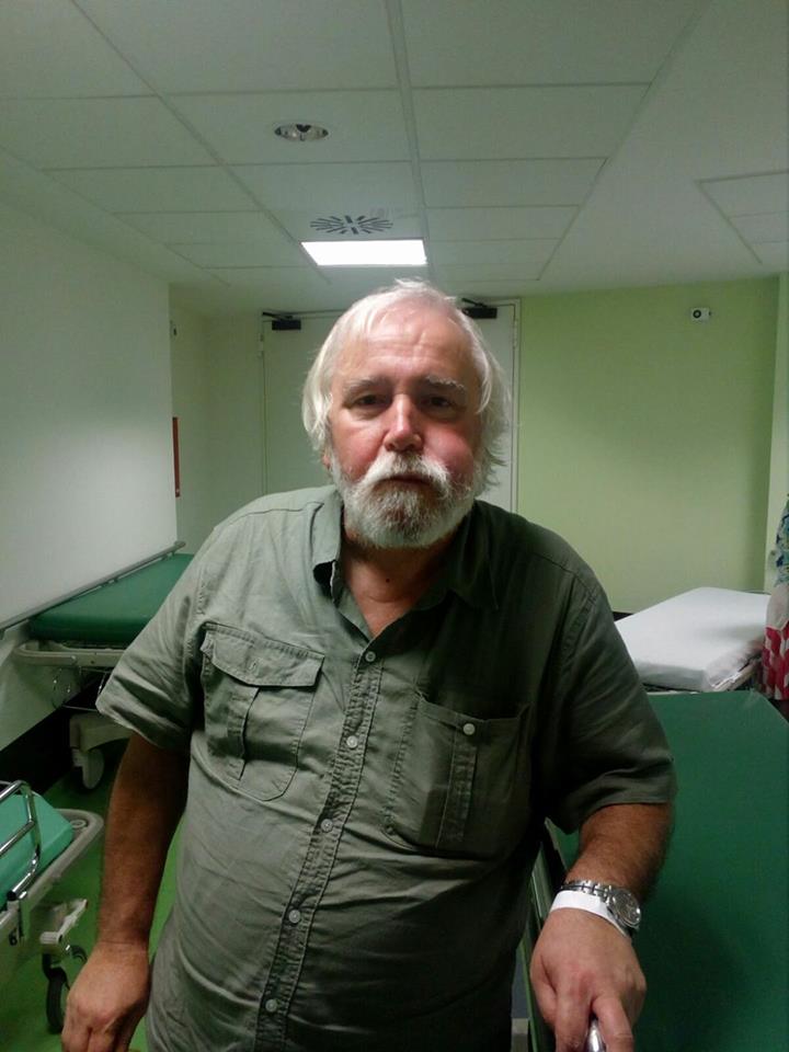Santino, dopo l'aggressione (foto di Roberto Maggioni). L'audio del suo racconto lo potete trovare qui