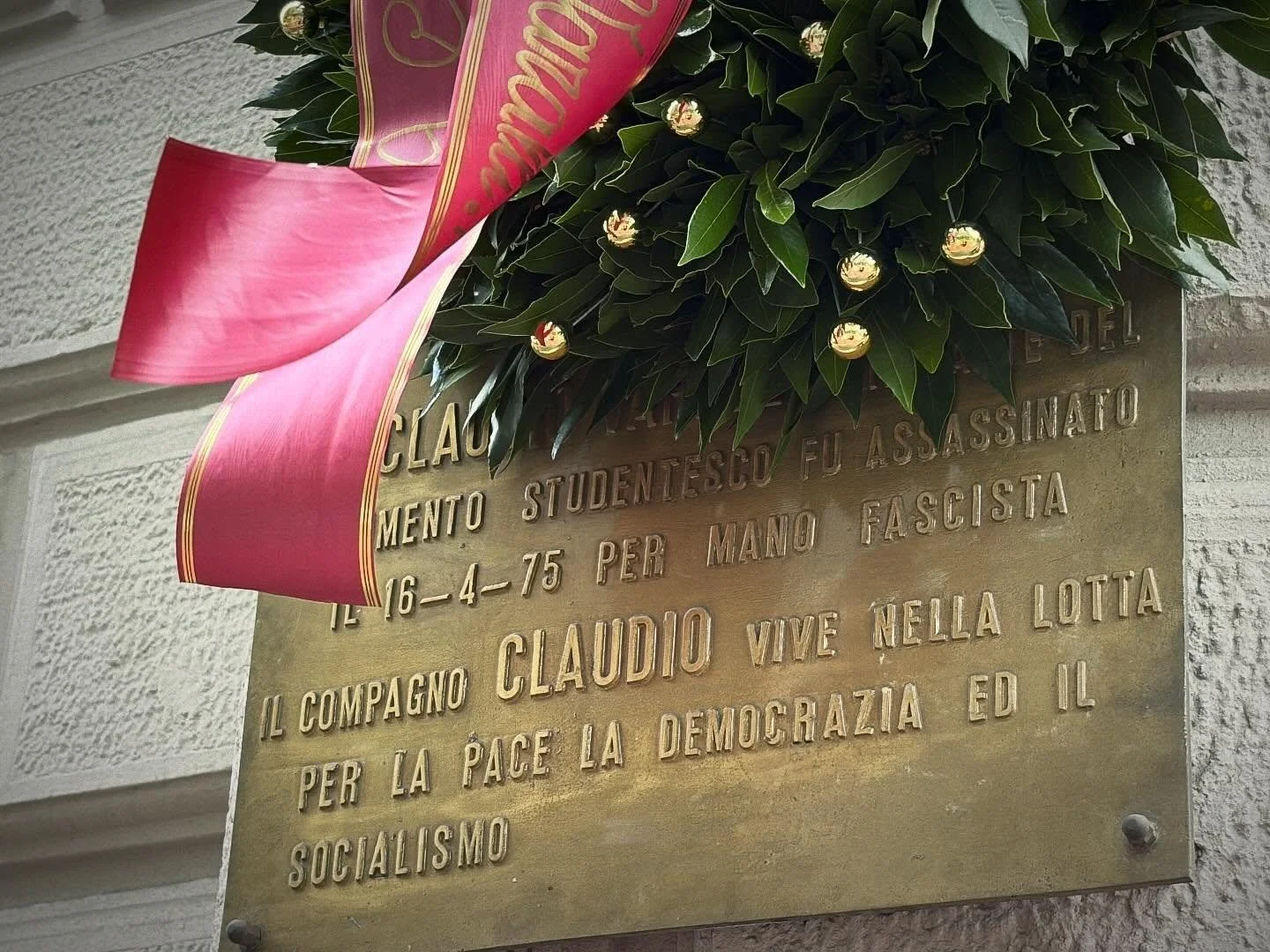 Per Claudio Varalli e Giannino Zibecchi, uccisi dai fascisti e dai carabinieri. Noi non dimentichiamo