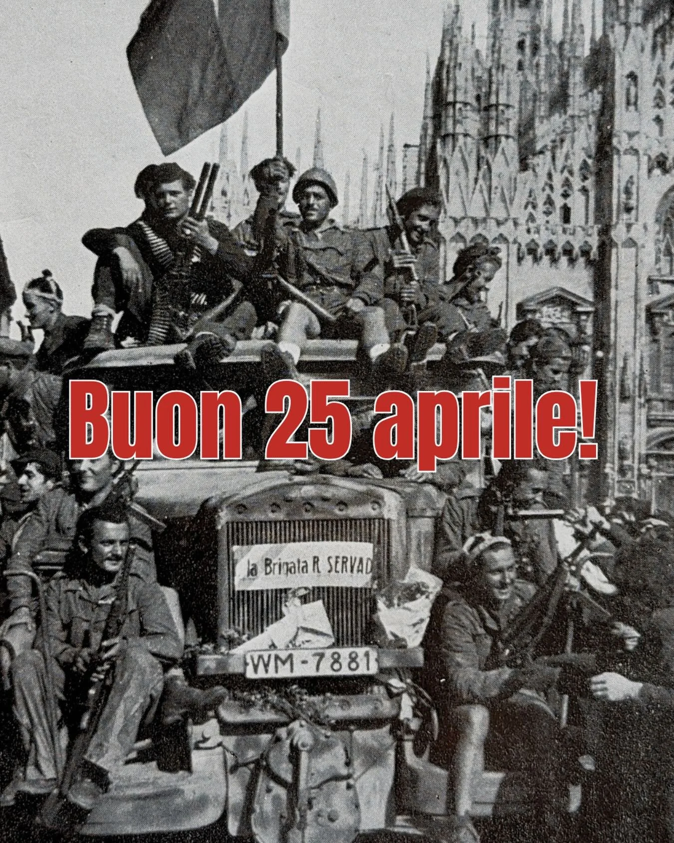 Ci vediamo in piazza
Buon 25 aprile ✊