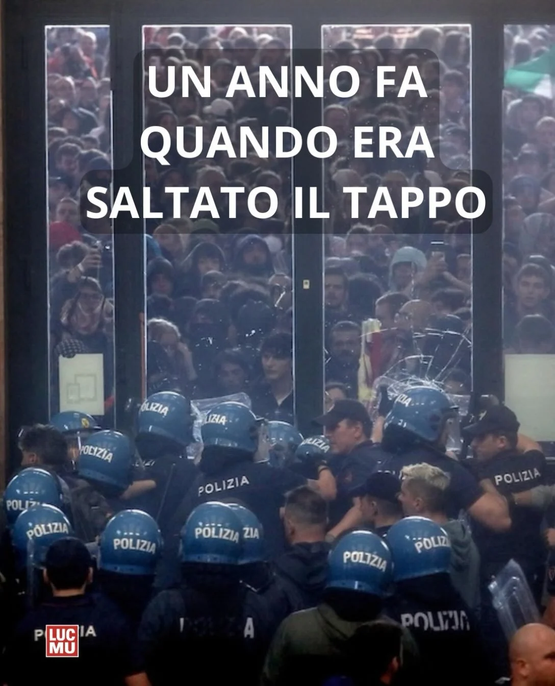 Oggi &egrave; il 22 settembre. Ricordate un anno fa a Milano? Il tappo era saltato, la normalizzazione del genocidio aveva incontrato il suo anticorpo. Sarebbero seguite settimane straordinarie di mobilitazione e un altro sciopero generale. Poi la ma