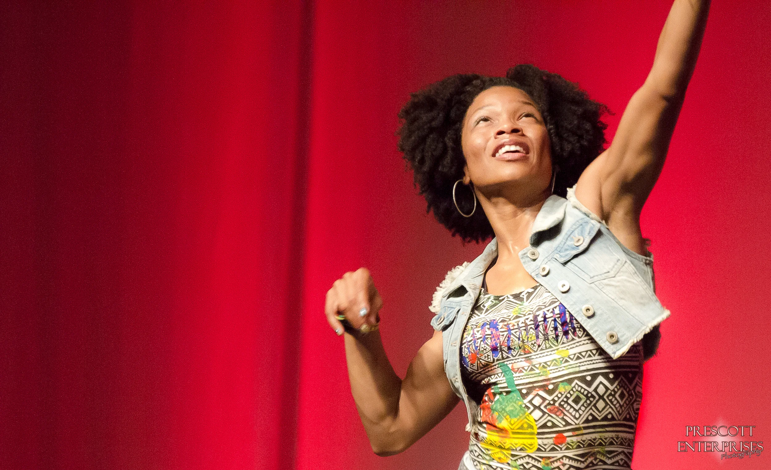 Zumba presenter Catherine Chiemelu exudes amazing energy and beauty and all with a natural look. 