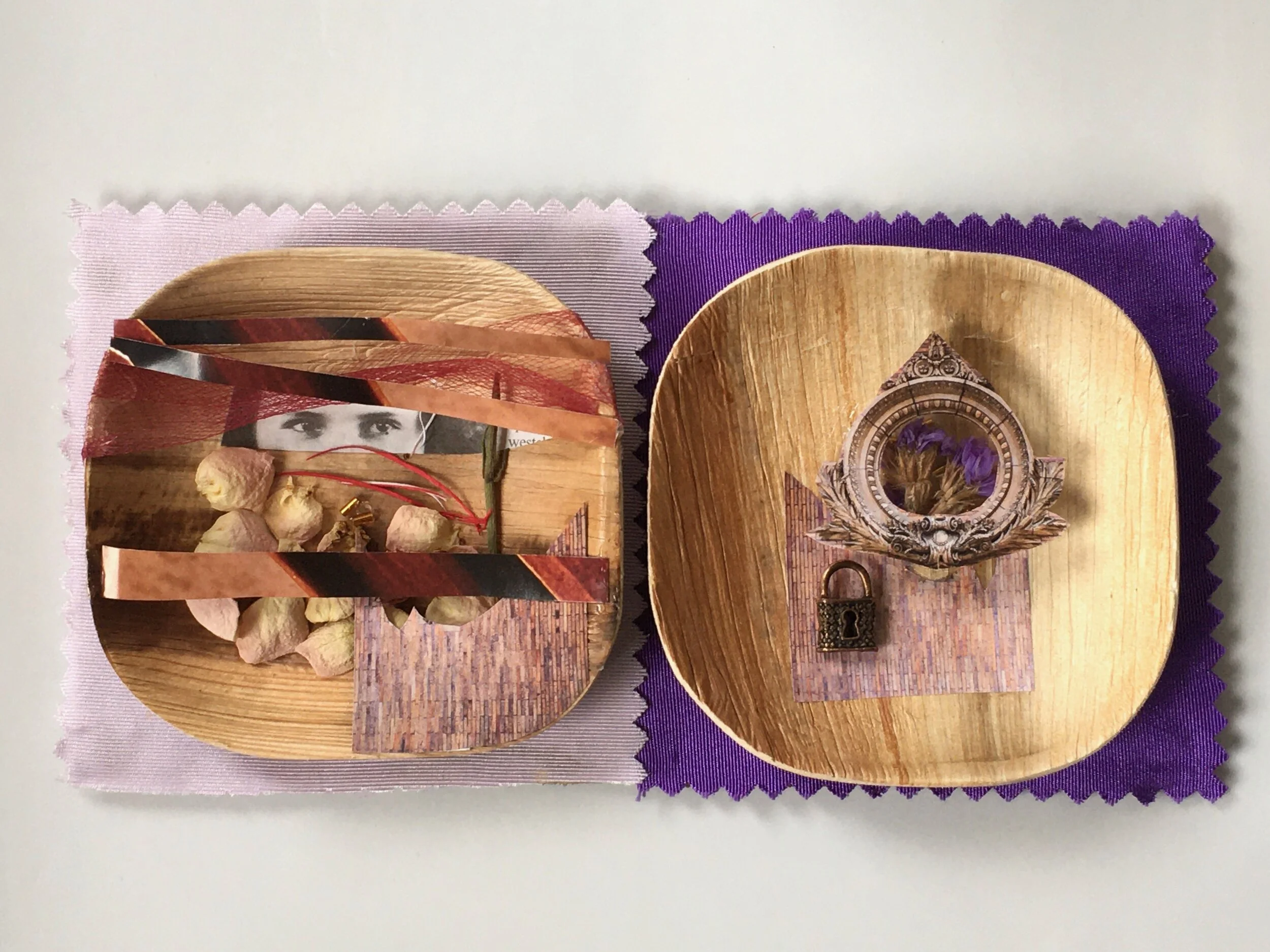 5" x 9.5" Mixed Media, 2020. 