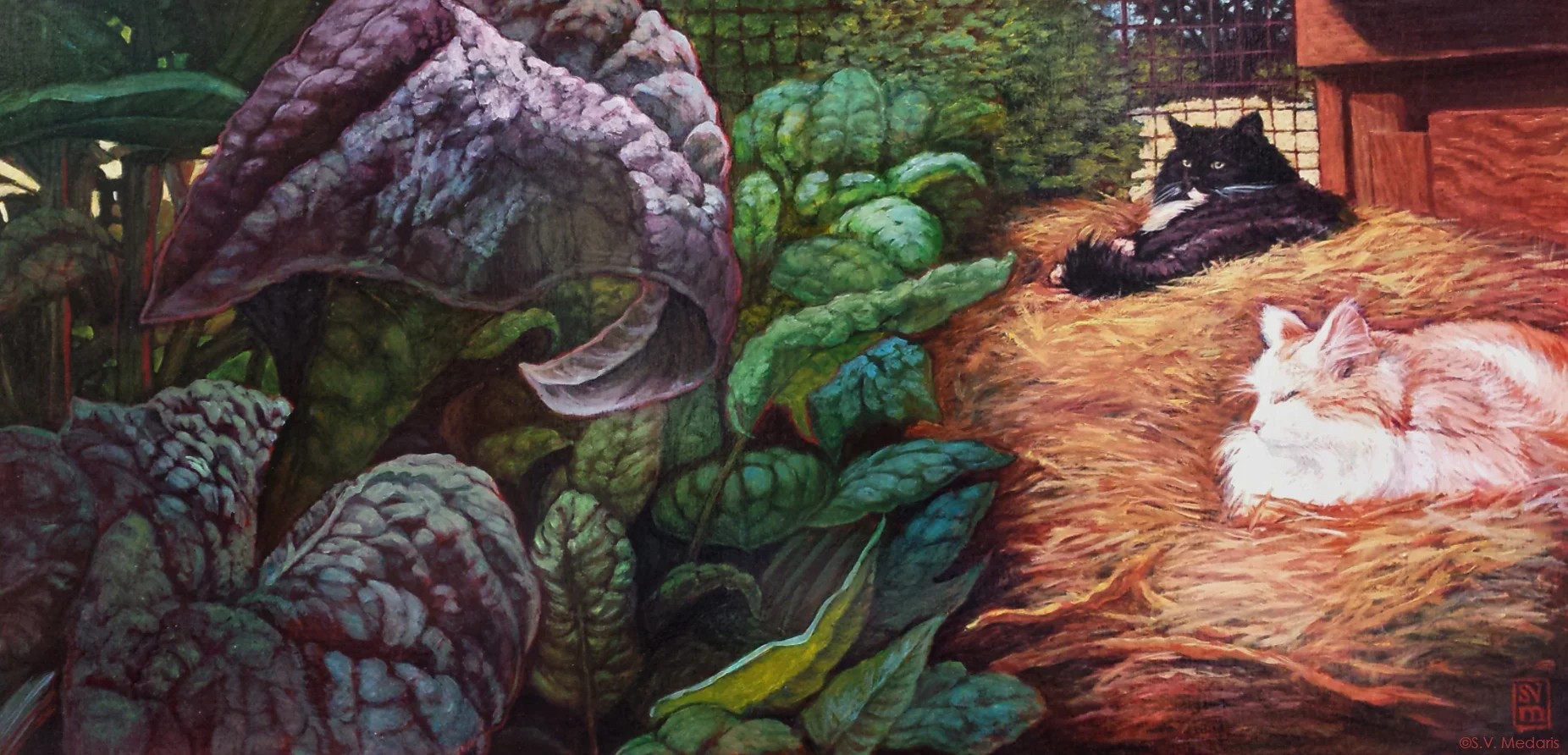 The Green Guard (High Alert) oil on panel 16 x 28 $1,100
