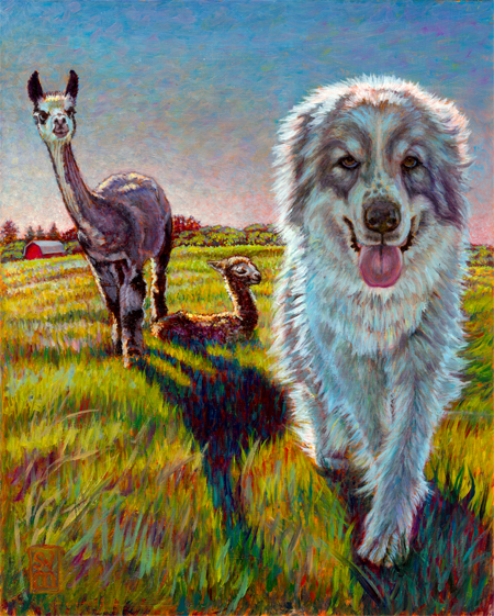 My Work Here is Done oil on panel 10 x 8 SOLD