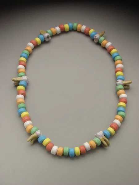 Candy Coated Cavities necklace, enamel