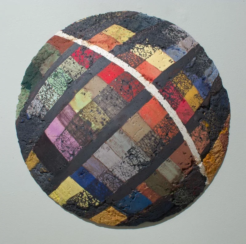 Untitled Swell (Copperas Compositions) $1000 ceramic 24 x 24 x 4.25