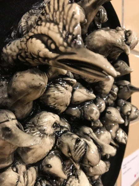 Detail of "Heads" by Craig Clifford