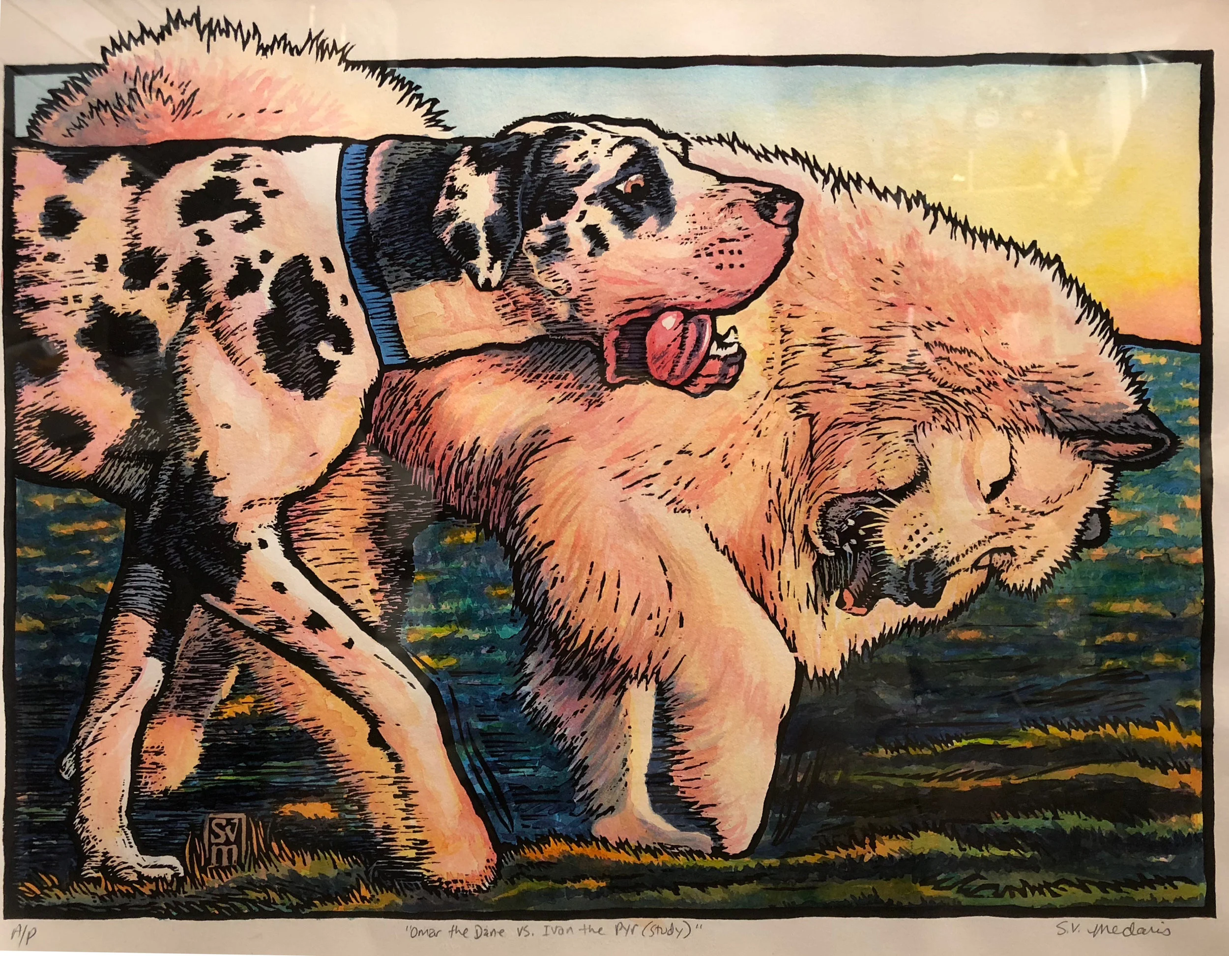 S.V. Medaris - Omar the Dane vs. Ivan the Pyr (Study)