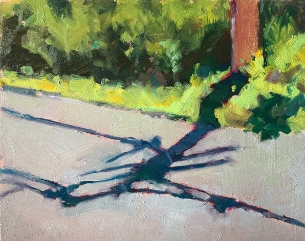 Shadow Dance oil on panel 8 x 10 $500