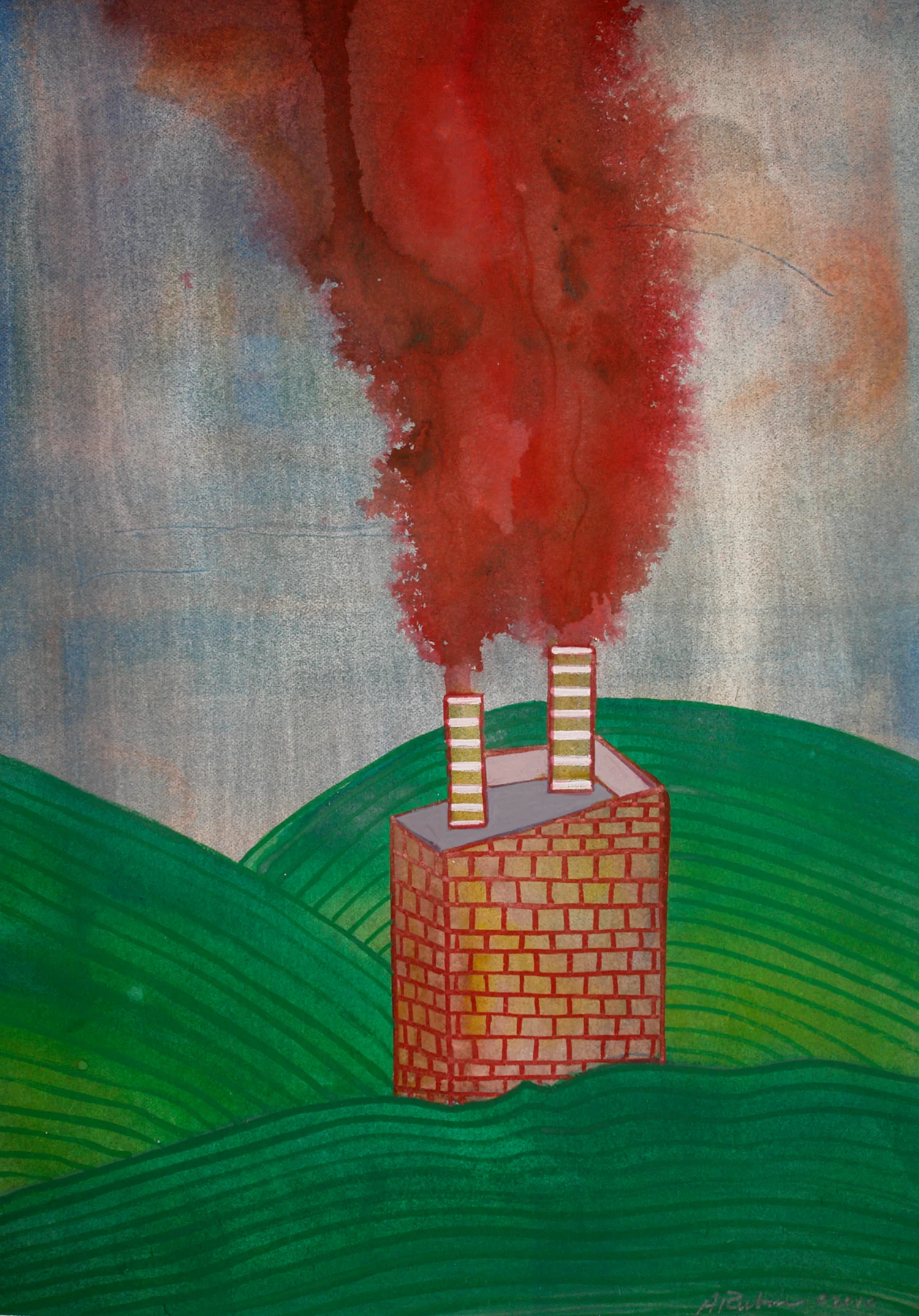 Factory in Green Field