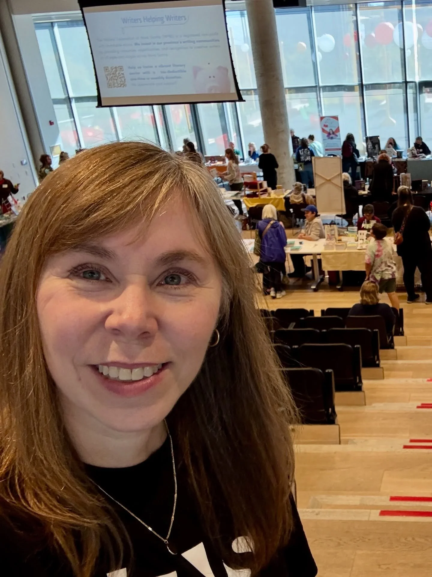 There is nothing better for this writer&rsquo;s soul than to spend the day surrounded by other writers and readers who truly love local literature! 

I volunteered at Booktoberfest today and had the very fun job of greeting people who were arriving a
