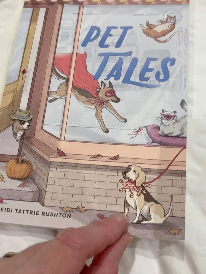 Funny story &hellip; I had this cute idea to start leaving copies of PET TALES in places I visit. I carried two copies to Europe last July, intending to leave one behind in Switzerland and one in Paris. Maybe in a free library or at a landmark. You c