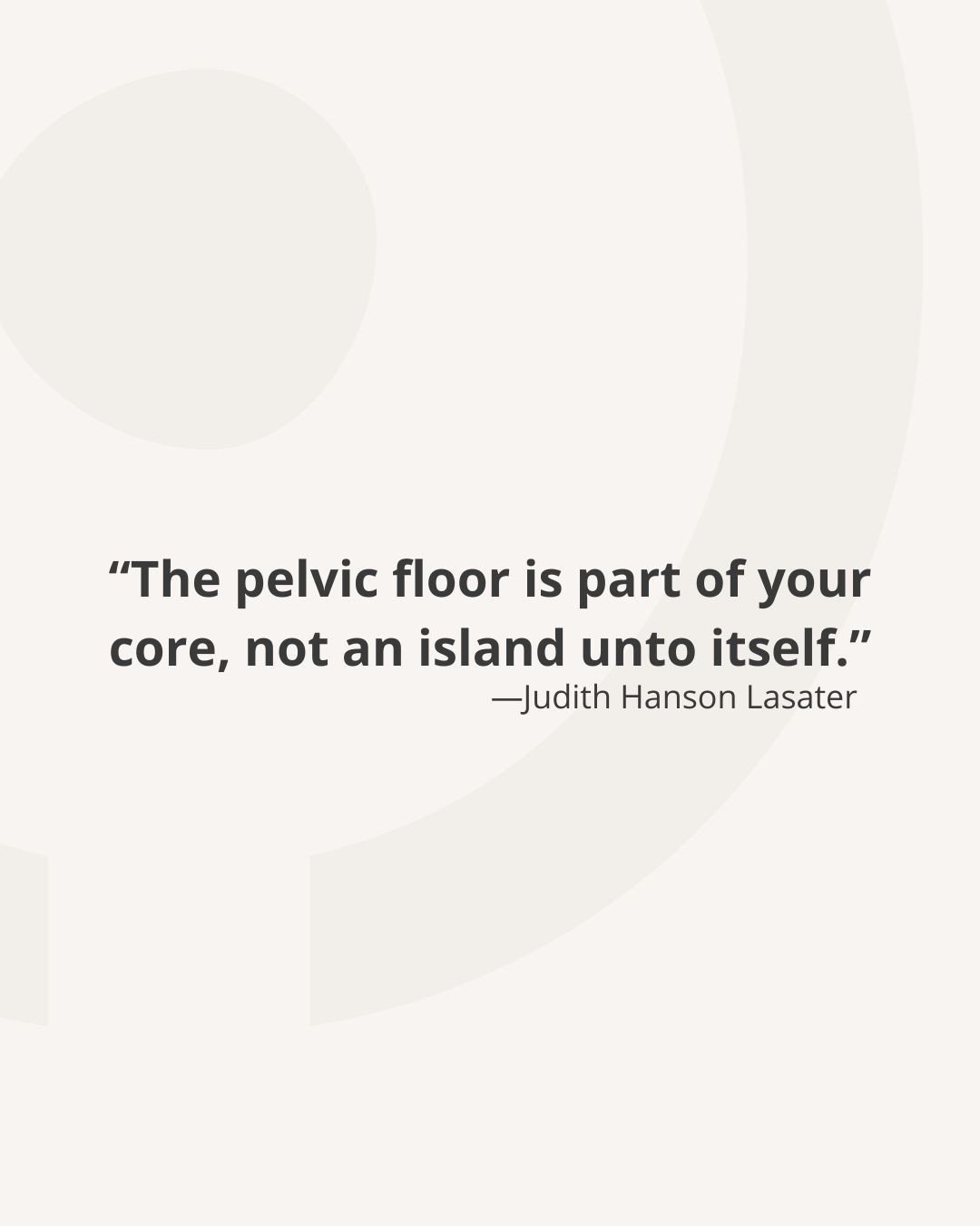 &quot;The pelvic floor is part of your core, not an island unto itself.&quot; -JHL⁠
⁠
#PelvicFloor #FreeYourSpine