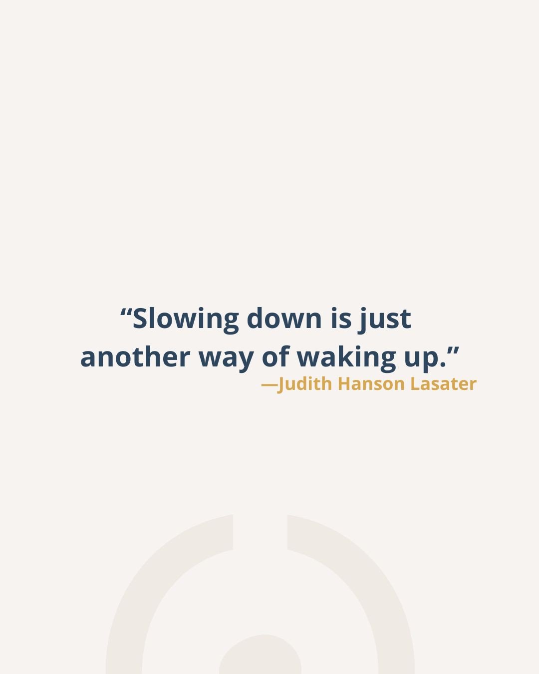 &quot;Slowing down is just another way of waking up.&quot; -JHL⁠
⁠
Comment below 1 way you slow down 👇⁠
⁠
#SlowDown #WakeUp