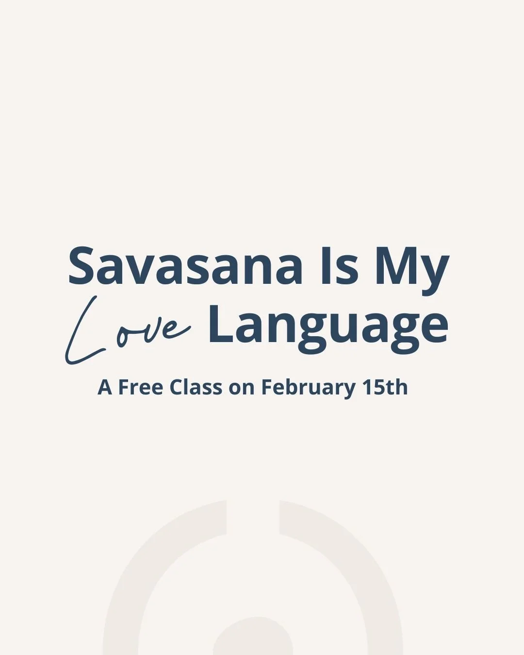 Just in time for Valentine's Day, join me and @Lizzie.Lasater for a free class all about Savasana - the ultimate pose. ⁠
⁠
Maybe you too, will love Savasana after the class as much as I do. ⁠
⁠
🔗 Get the zoom link at the link in bio.