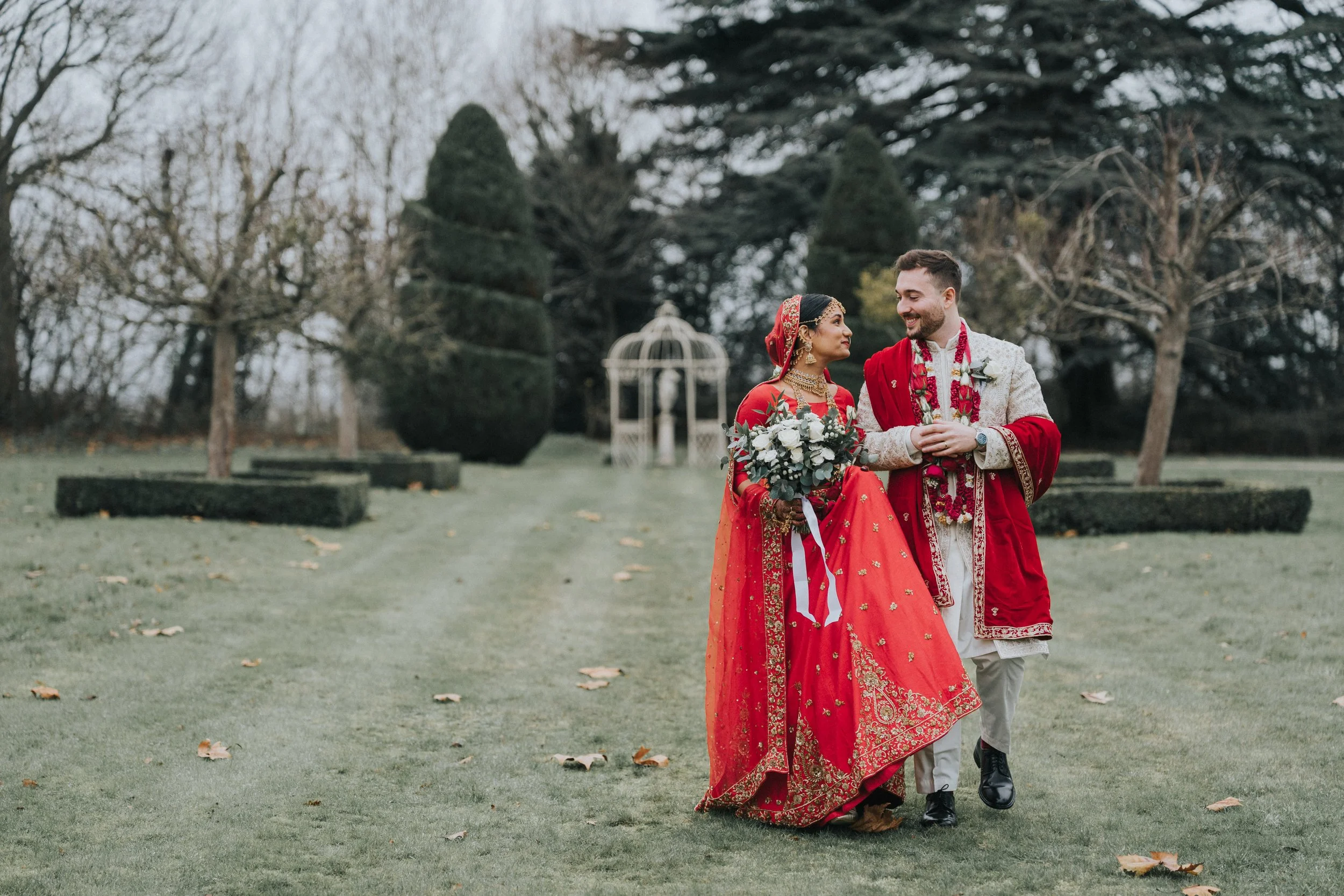 MIYA AND GIUSEPPE'S CHRISTMAS FUSION WEDDING, NORWOOD PARK, NOTTINGHAMSHIRE