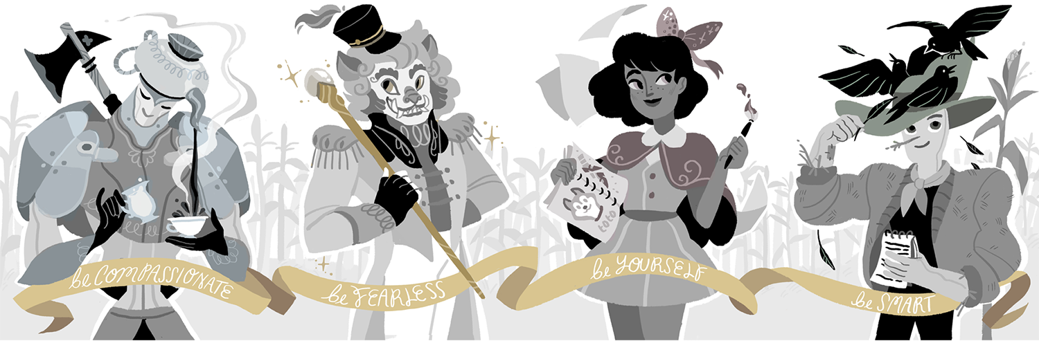 A Night In Oz; characters