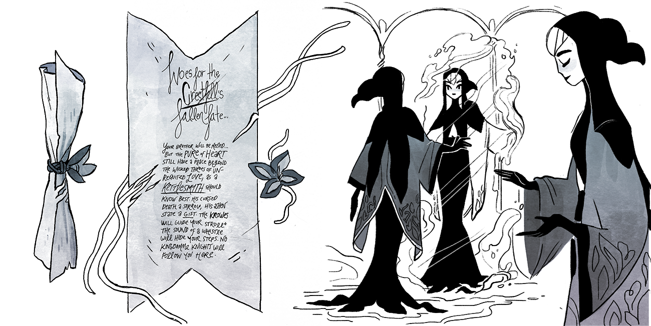 Lettering on this page done by Mickey Quinn
