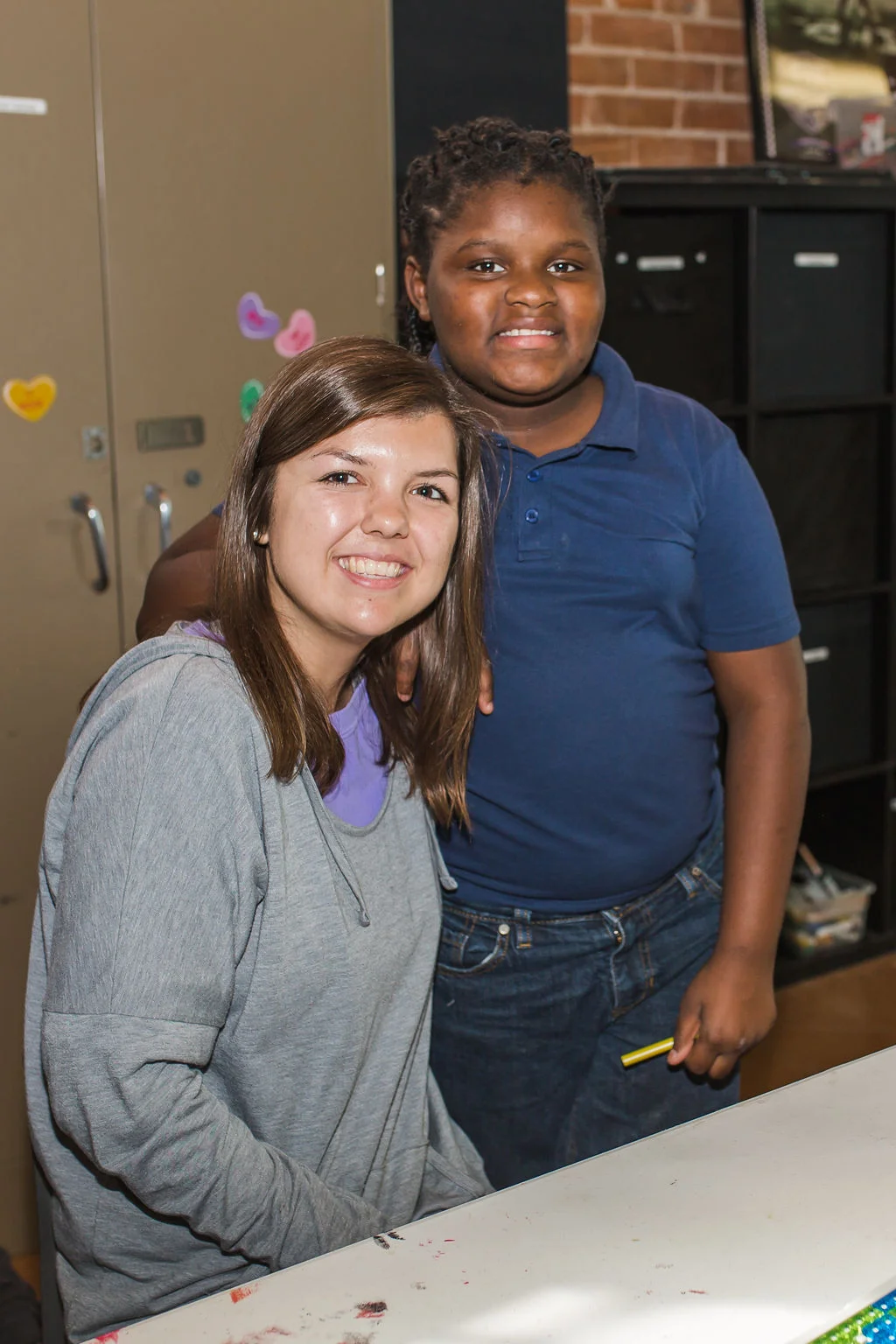ShaCole and her mentor of three years.