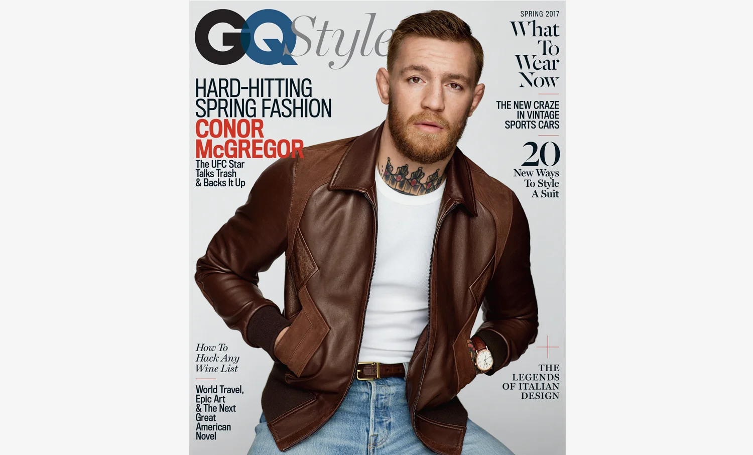 conor mcgregor leather jacket