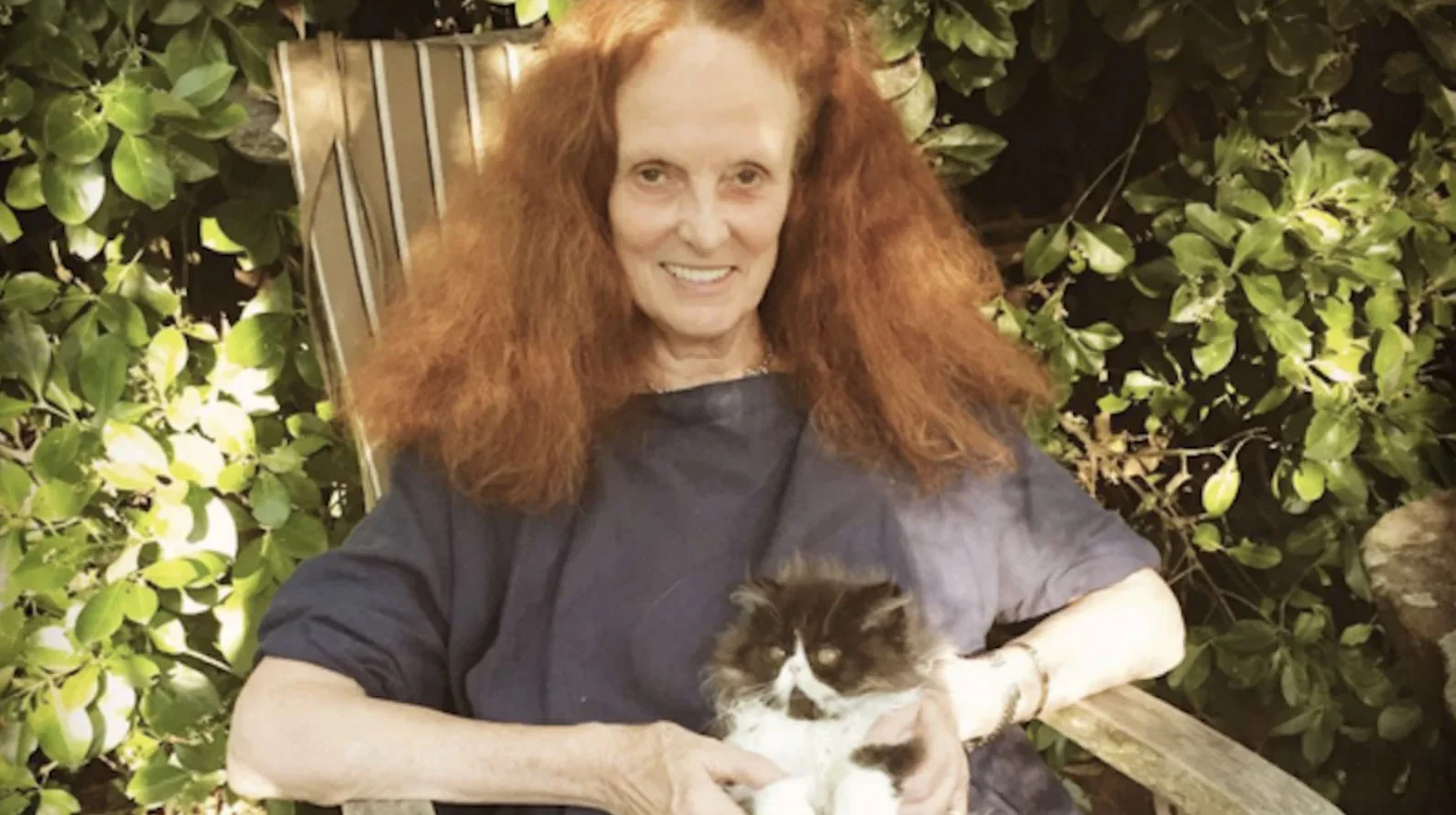 Grace Coddington & Blanket Pampered Pets and their Famous Owners.jpg