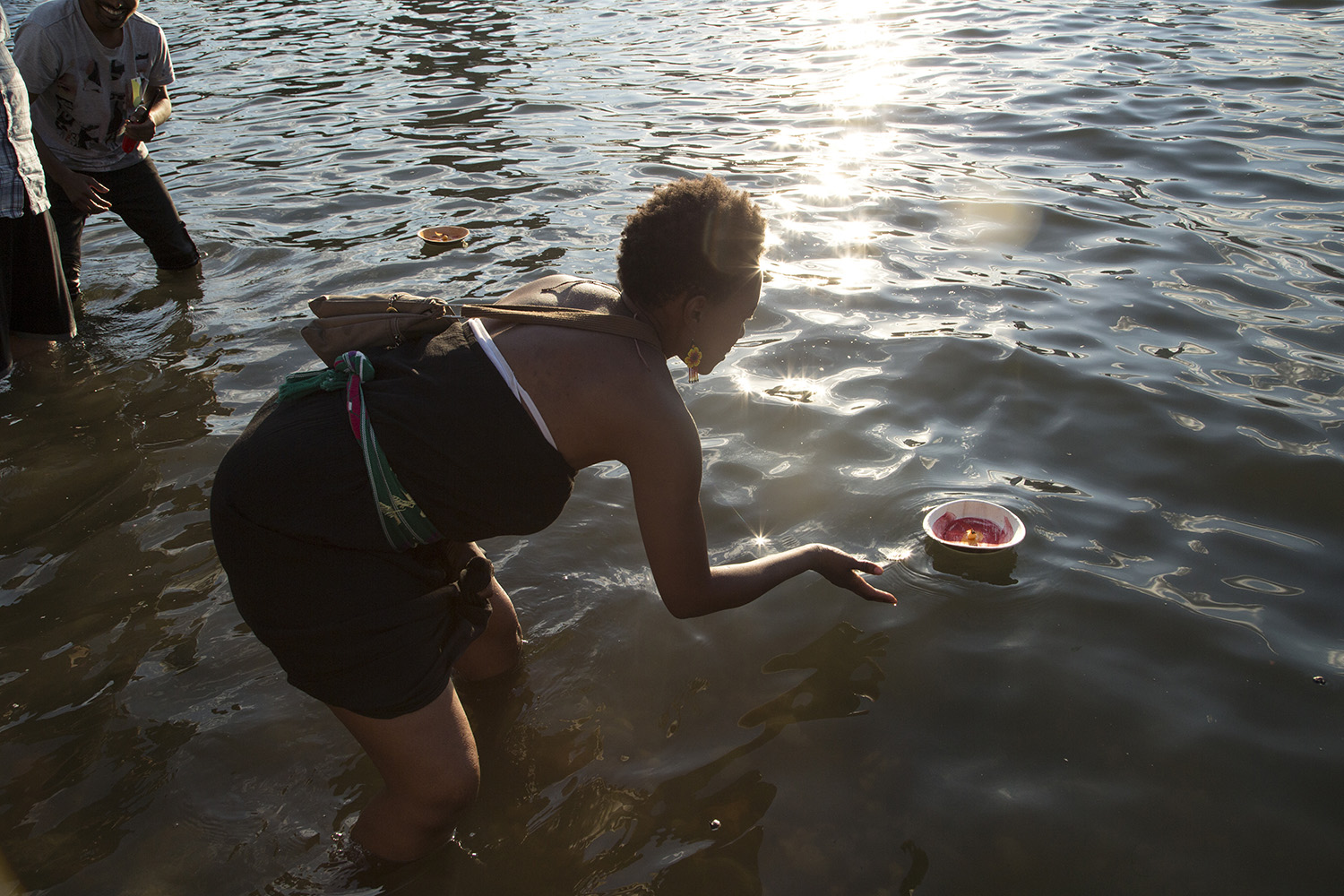  Aarti Hindu Lamp Ceremony, Pebble Beach Brooklyn, 8.1.15 