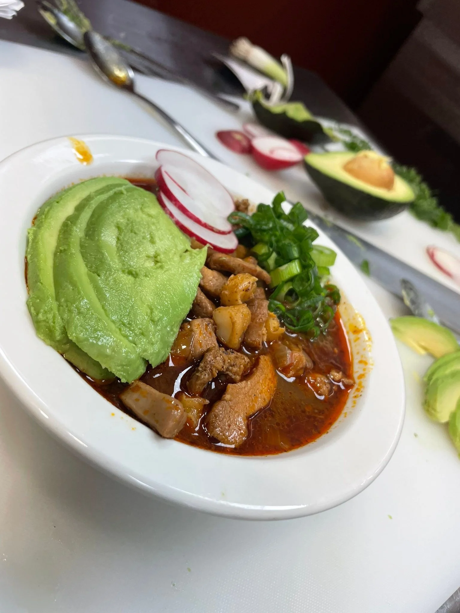 Tex~Mex day 2
The Chicken Pozole rojo was epic!!