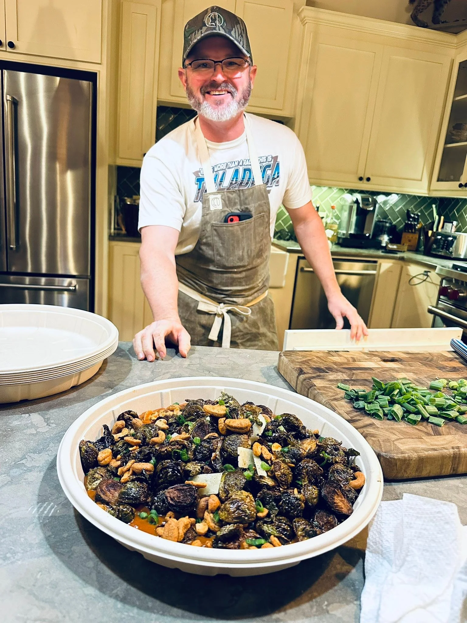 A couple of pics from one of my favorite yearly parties, I think this is year 4!! Also&hellip;  the fried Brussels with red curry and cashews might be my new favorite