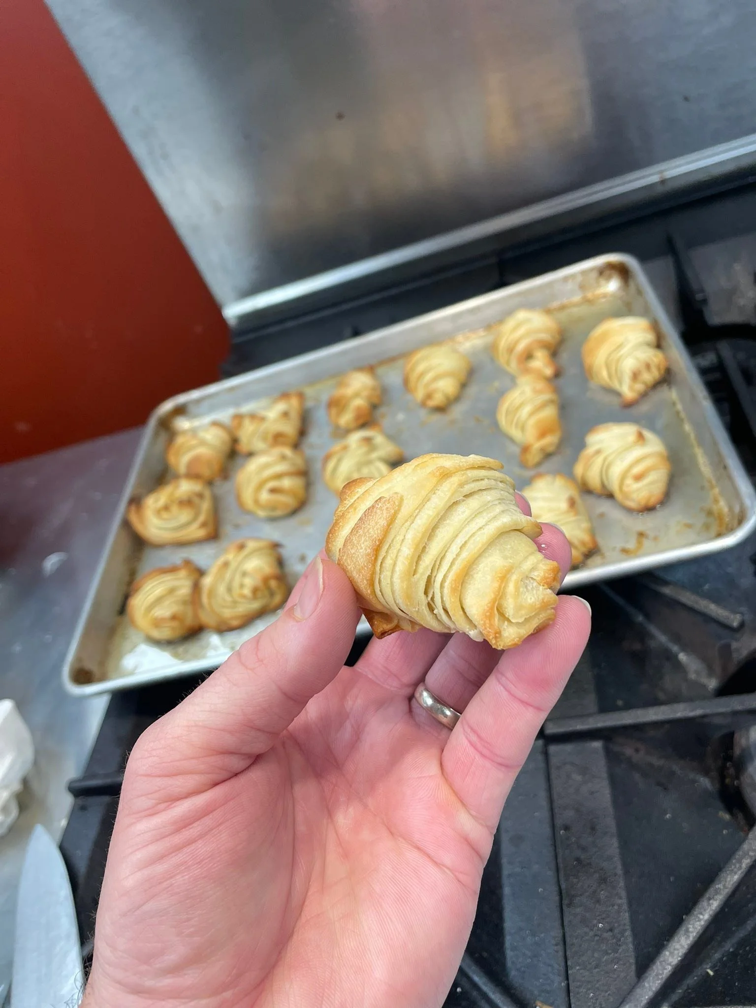 Last day of breads! Croissants and cinnamon rolls!
