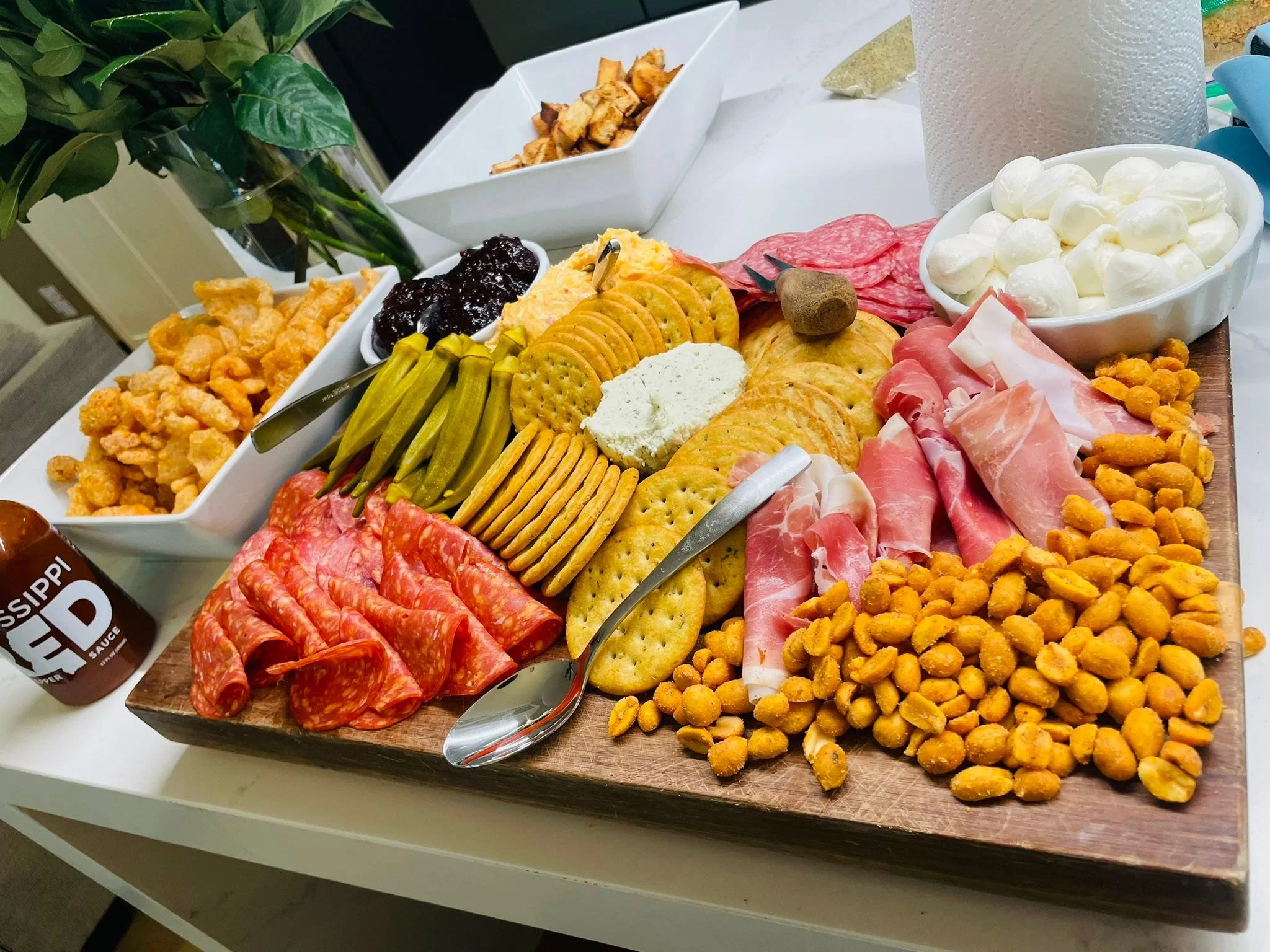 Epic graduation party!! Surf and turf menu!!