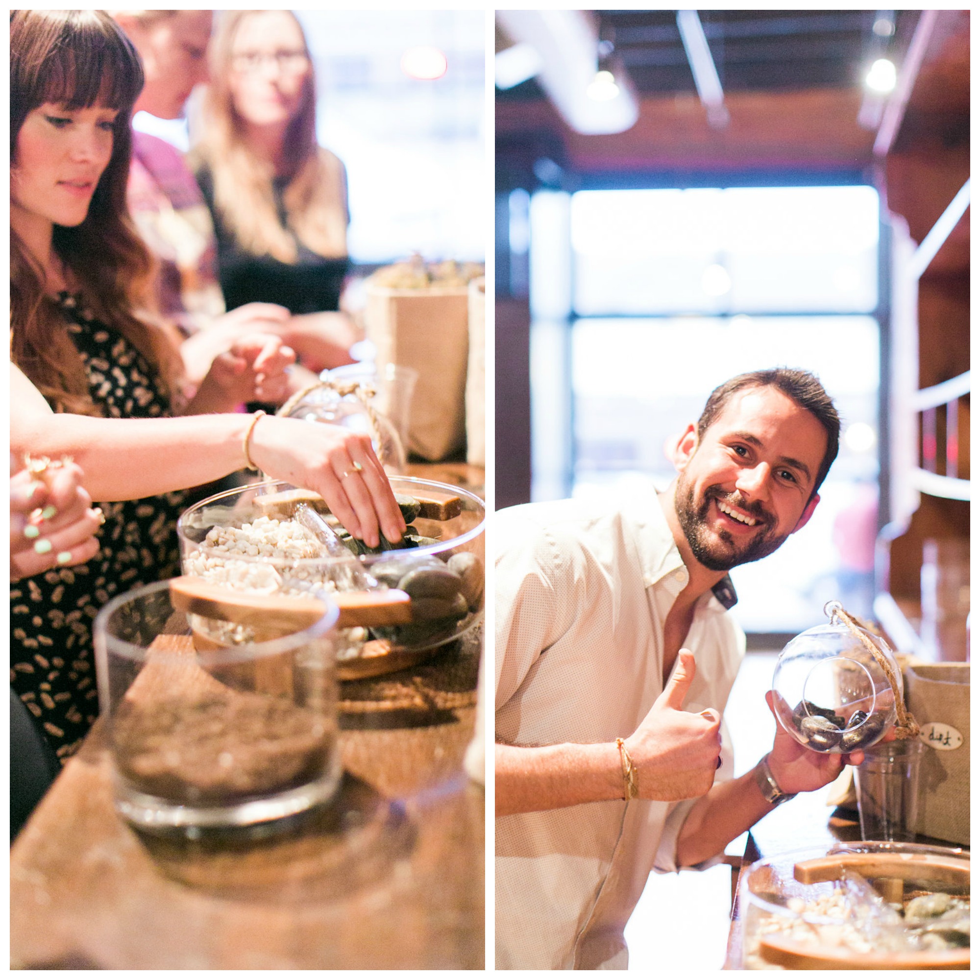 We loved having a gentleman succulent lover attend our workshop!