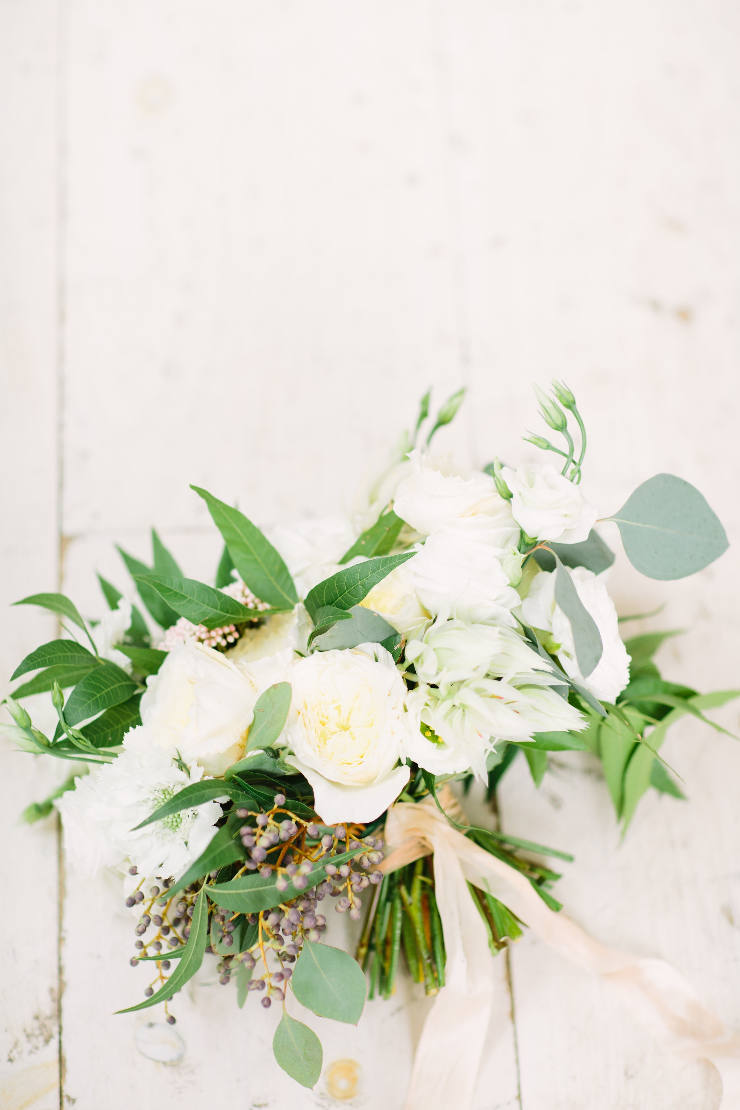 Dallas Wedding Florist - White Bridal Bouquet