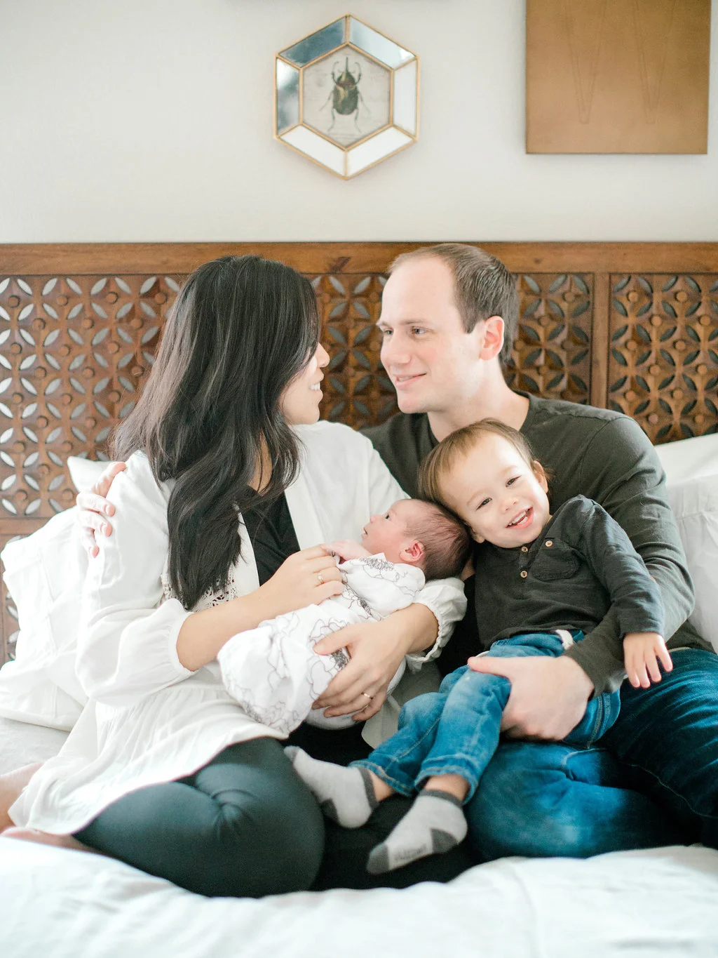 Images by Charla Storey Photography ; Swaddle design by Alli K Design 