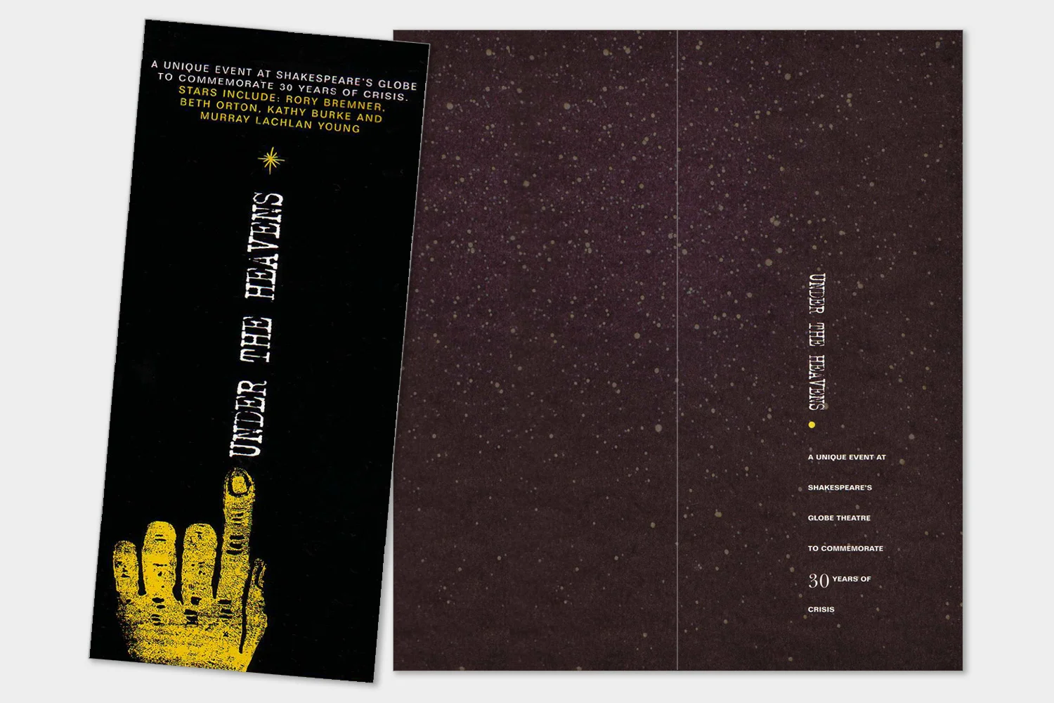 Crisis anniversary event programme