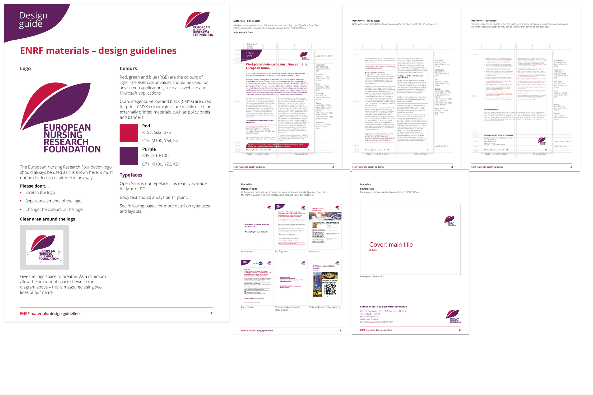 ENRF design guidelines document