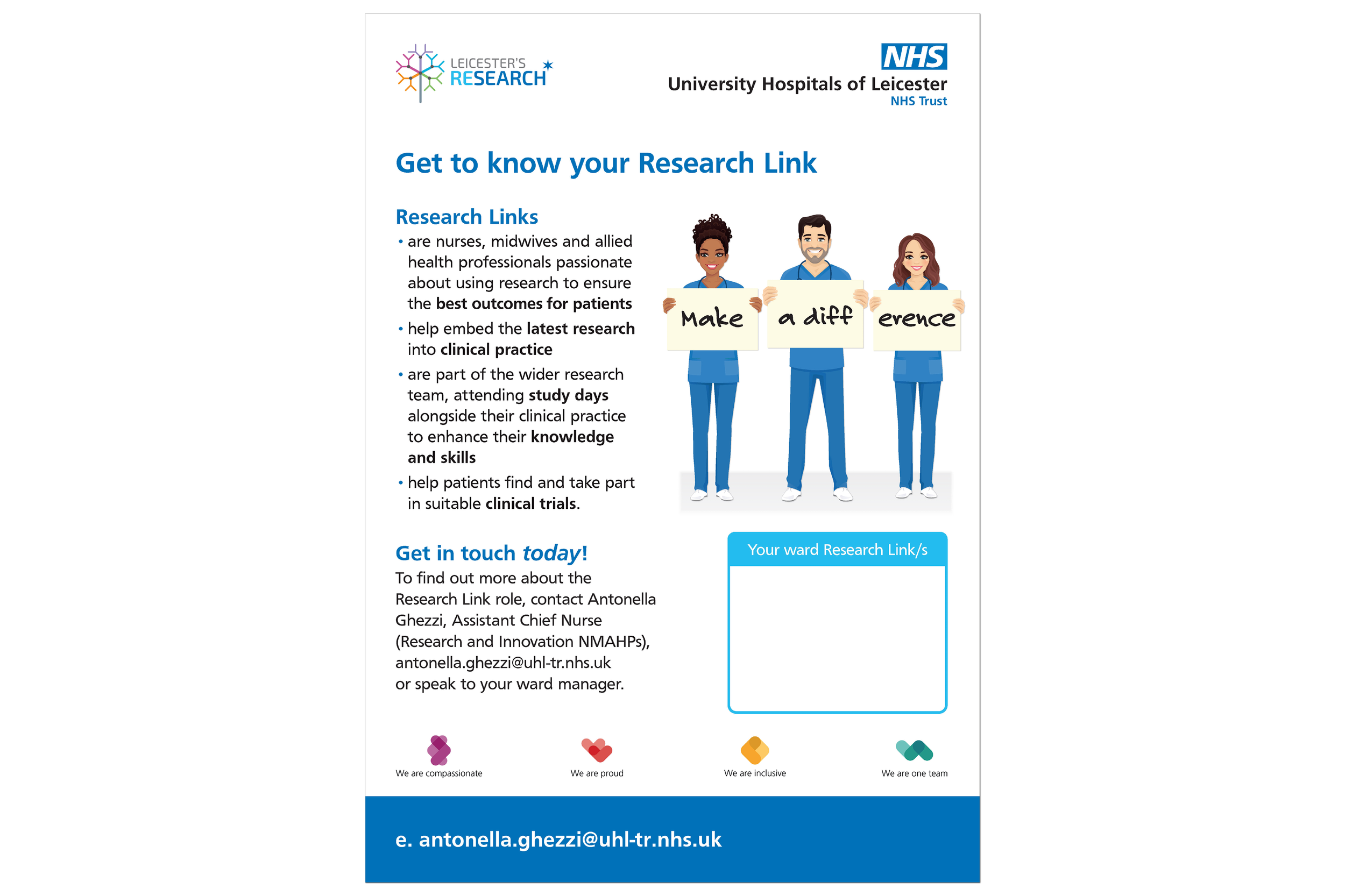 Promoting Research Champions