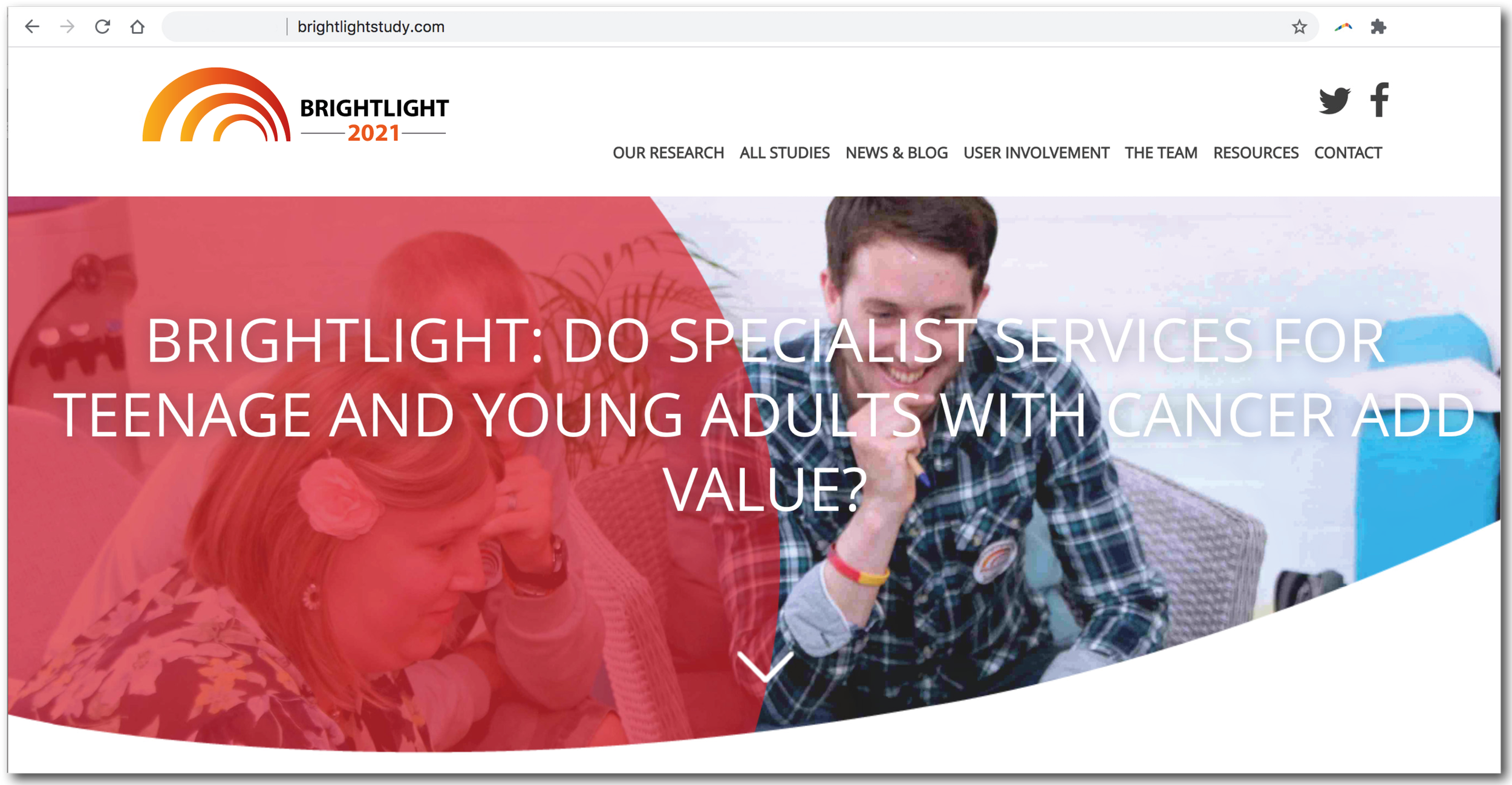 Website for pioneering research