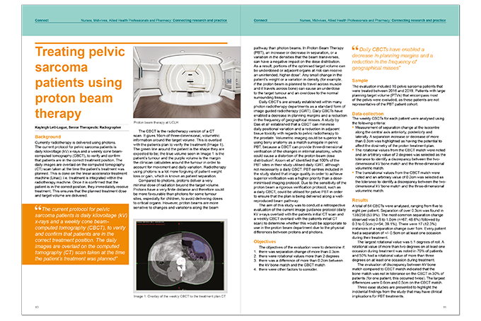 Health research journal sample spread