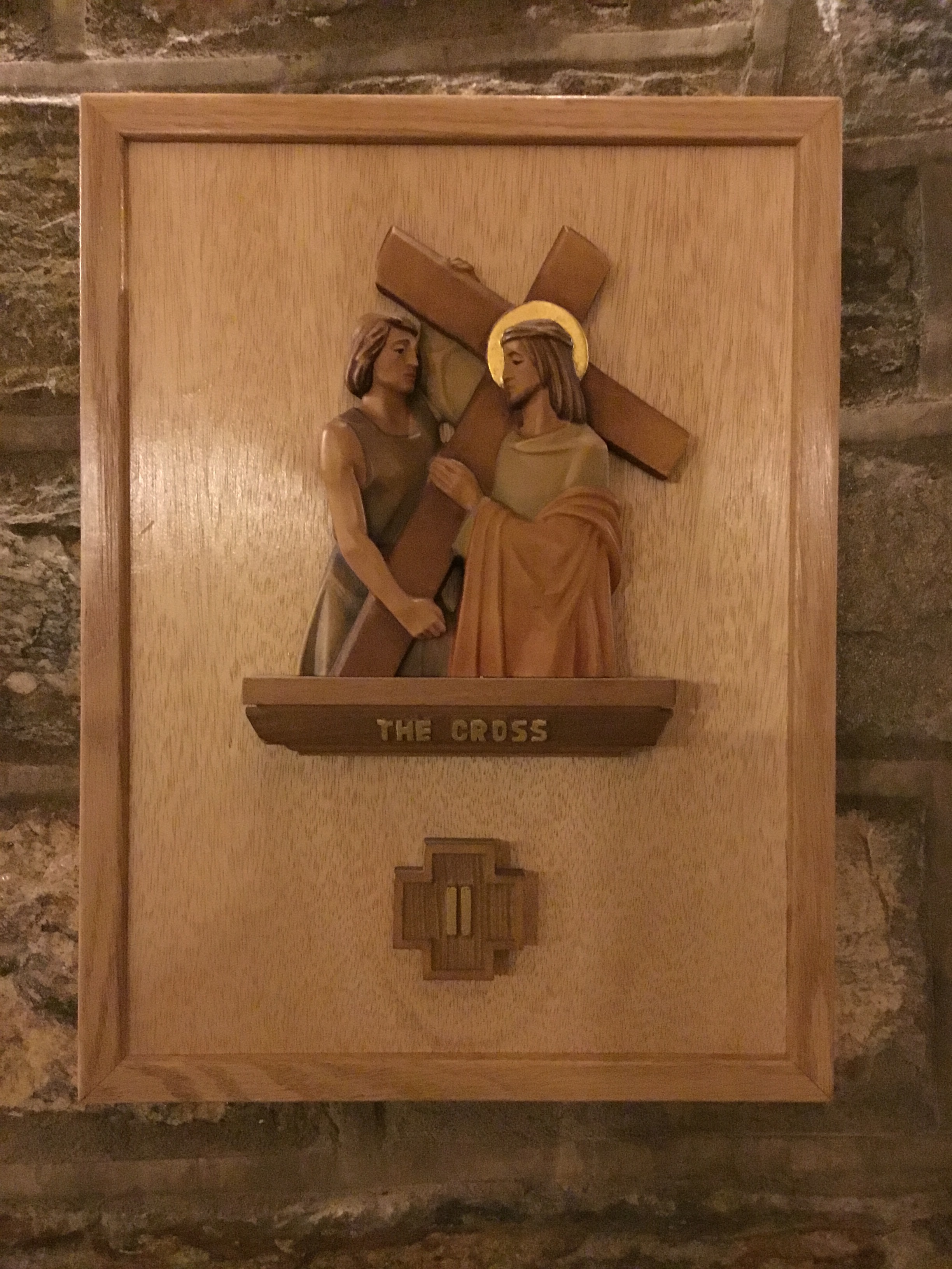 II.  Jesus takes his cross