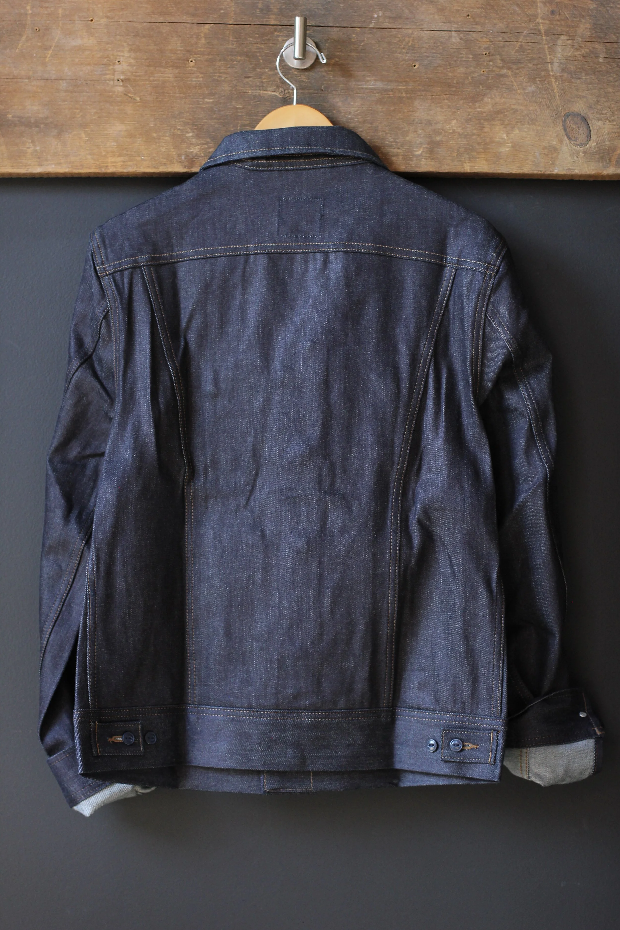 lee selvedge denim jacket