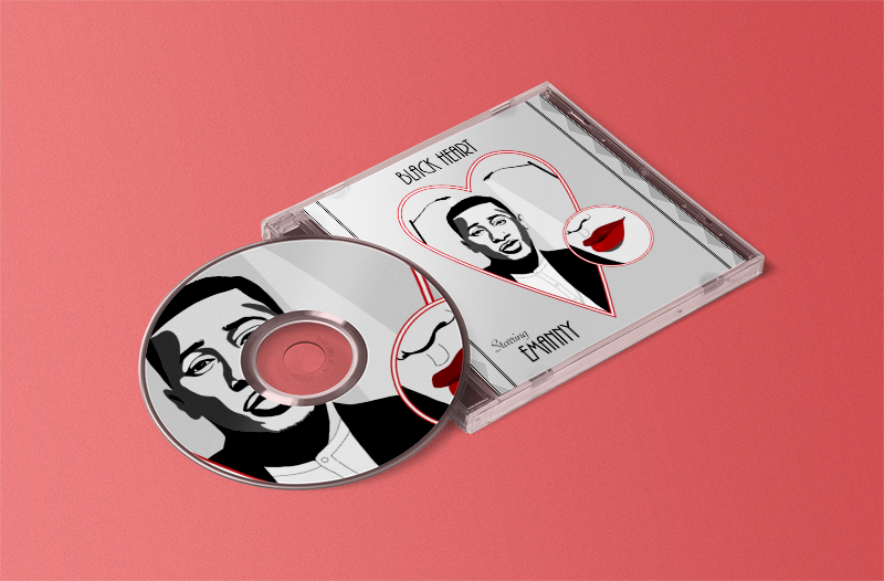 Album artwork for Emanny, based on Prince's Under The Cherry Moon