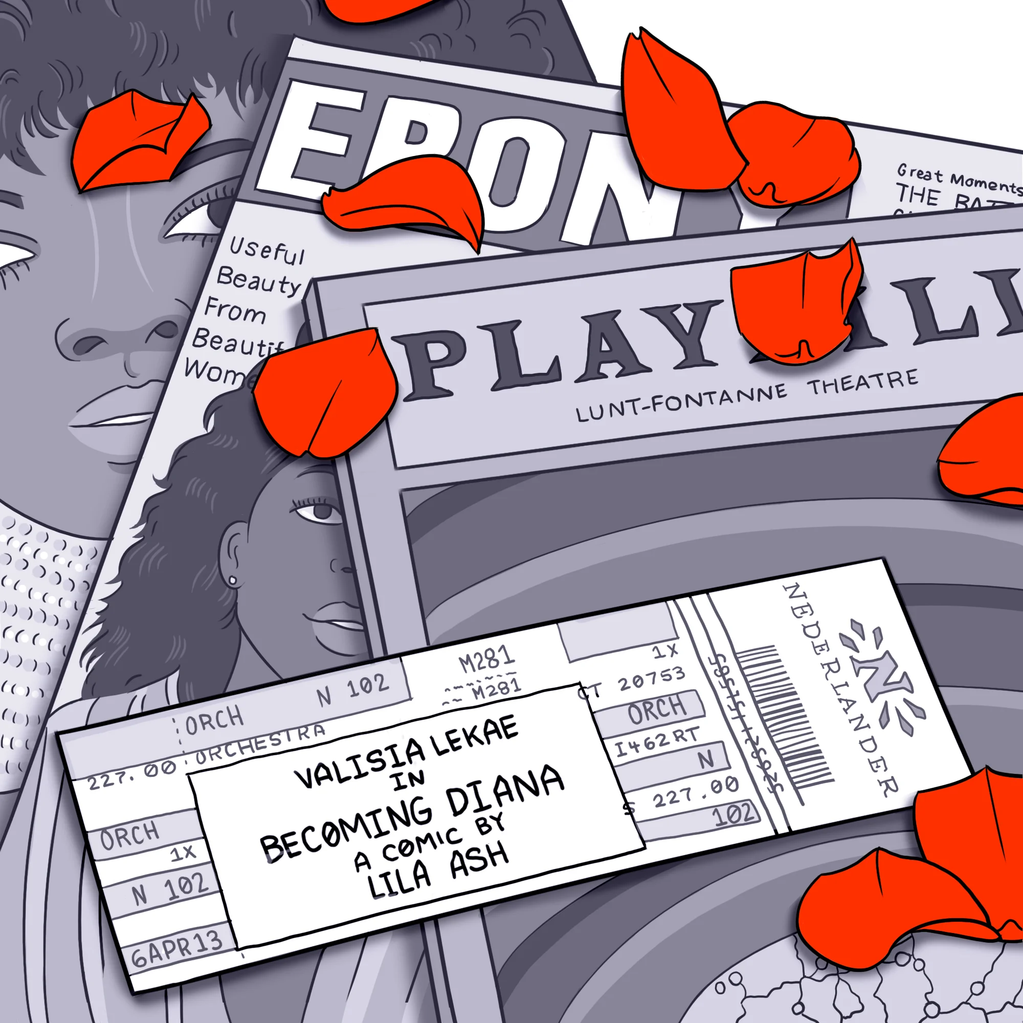 “ Becoming Diana, ” comic for Lenny Letter