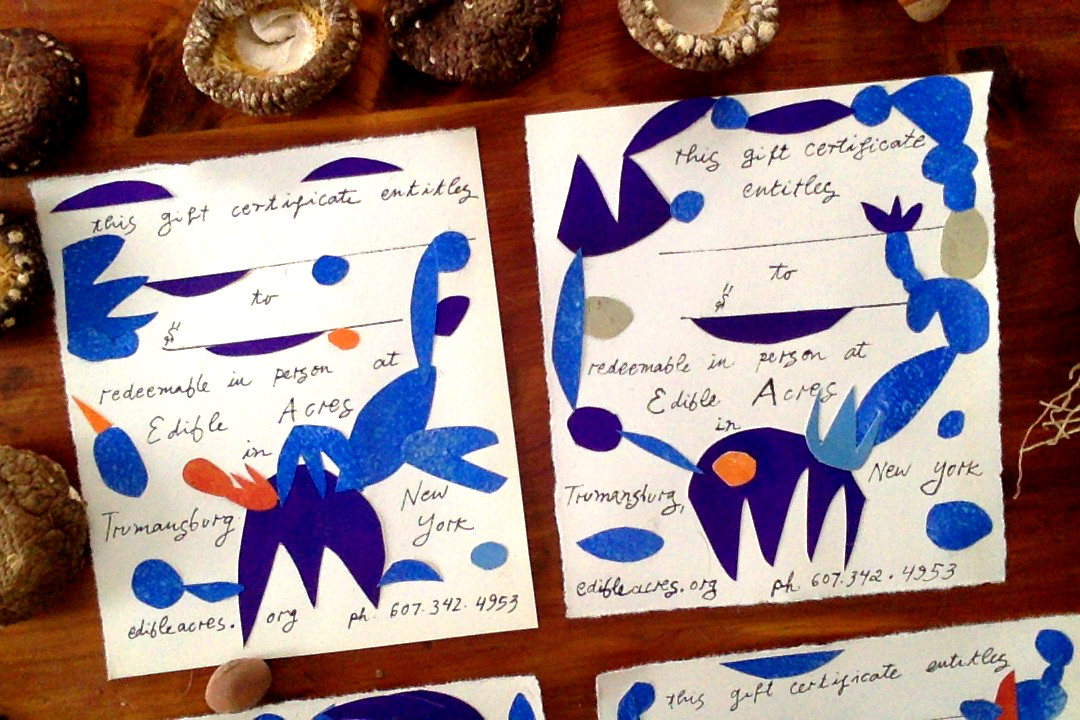 Hand made and ready for you to fill out with your details!
