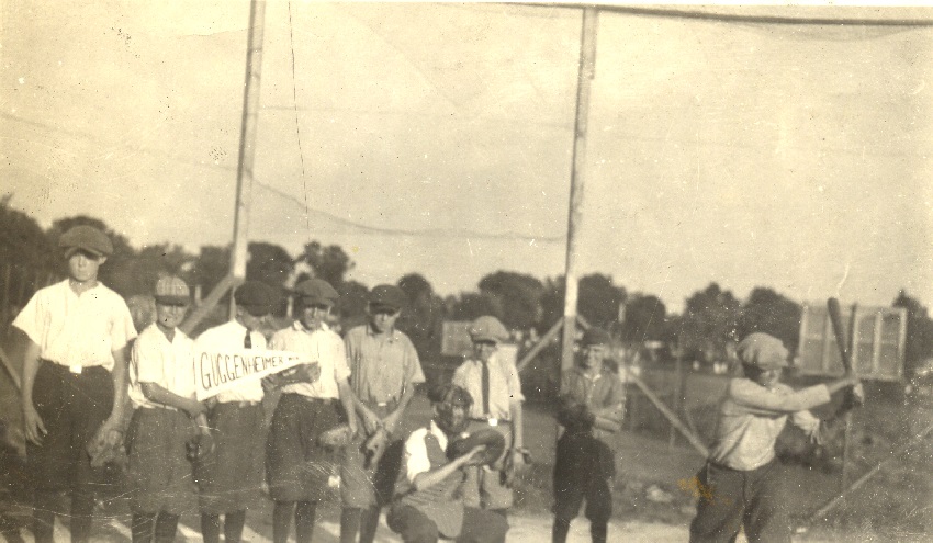 The Guggenheimer-Milliken baseball team in 1924, Midget League Champions.