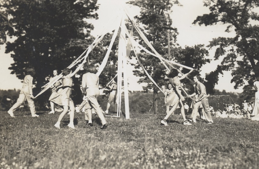 A 1920s Maypole at Guggenheimer-Milliken.