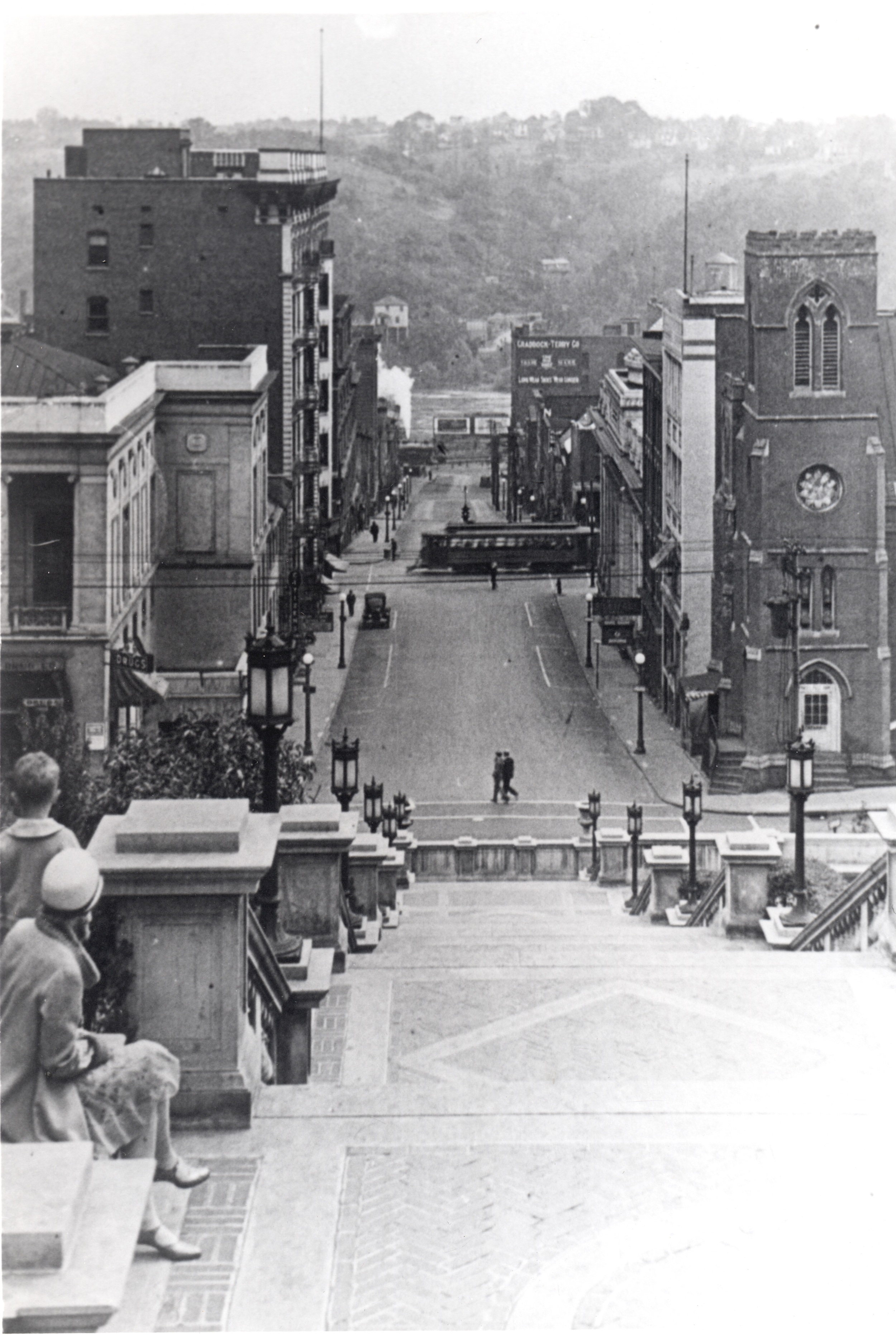 Looking Down 9th Street post 1926